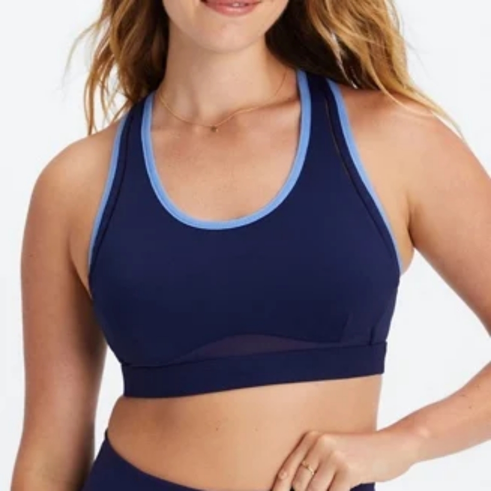 Women's Fabletics Navy Blue Sports Bra, medium